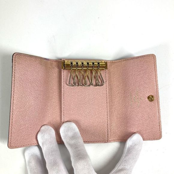 Louis Vuitton Key Case Multicles 6 Multicles 6 N41624 Damier Canvas Rose - Picture 7 of 9